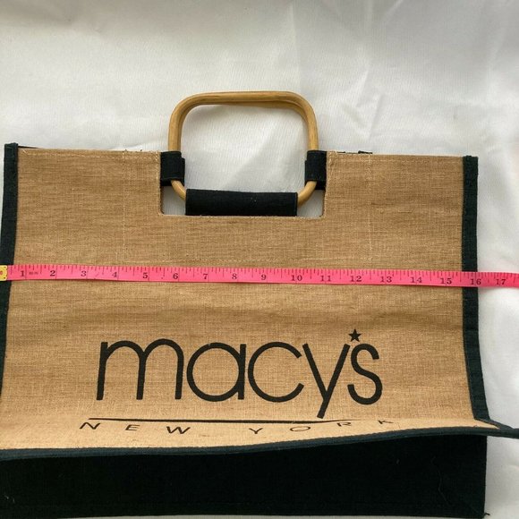 RARE Macys Reusable Canvas Shopping Bag Vintage - Picture 8 of 10